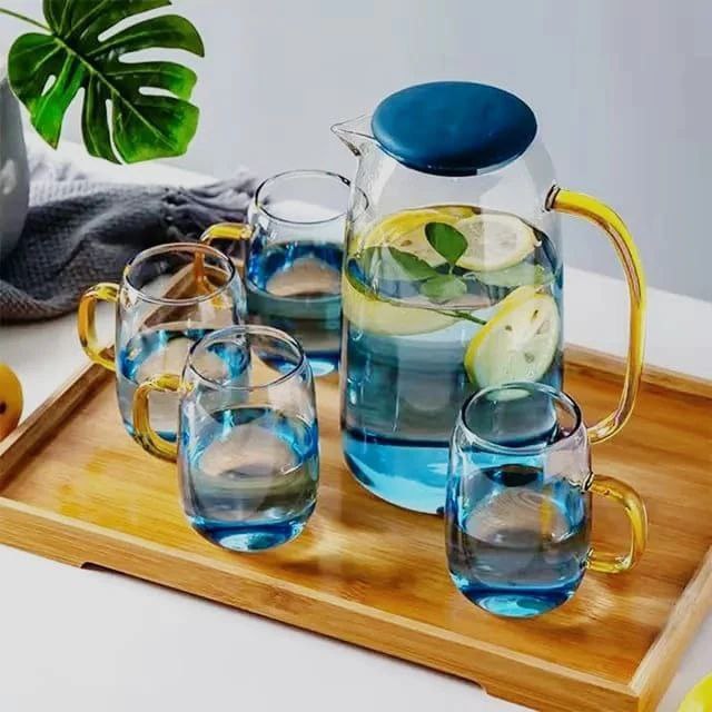 Glass Water Pitcher Jar