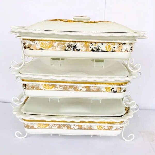 JPANTS Ceramics Chafing Dish Buffet Set