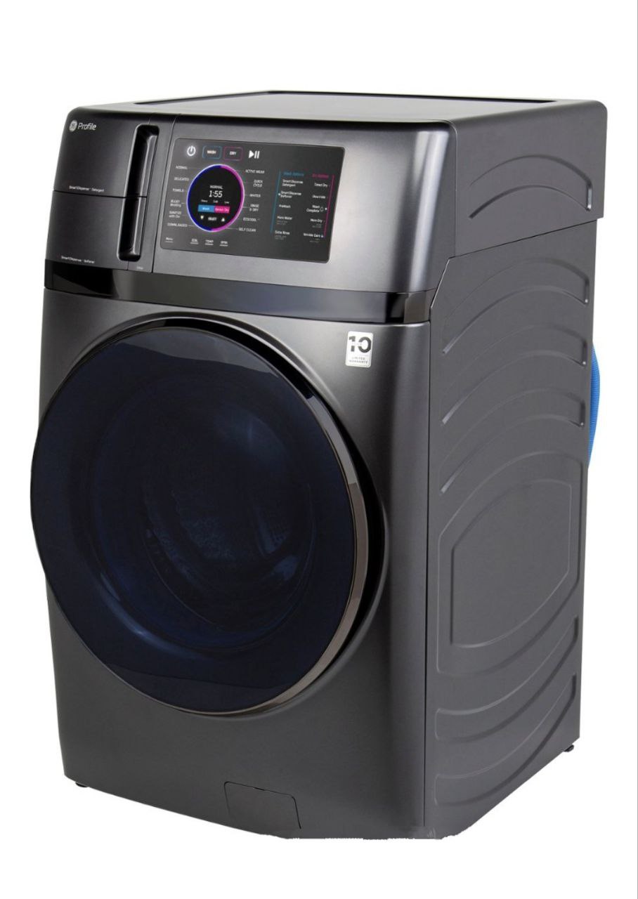 GE Profile PFQ97HSPVDS 28 Inch Smart Front Load Washer/Dryer